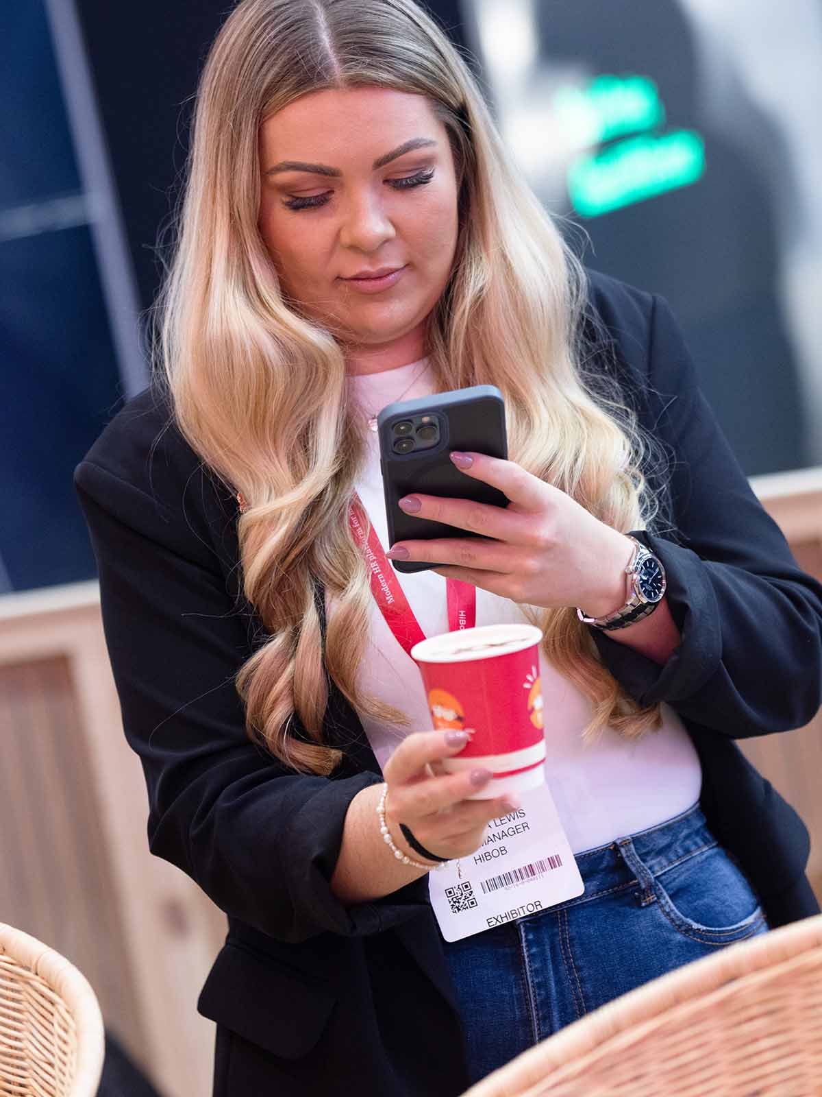 Barista at work